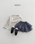 Little Foxx – Check Tiered Skirt