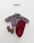 Little Foxx – Tumble Striped Half Zip-up