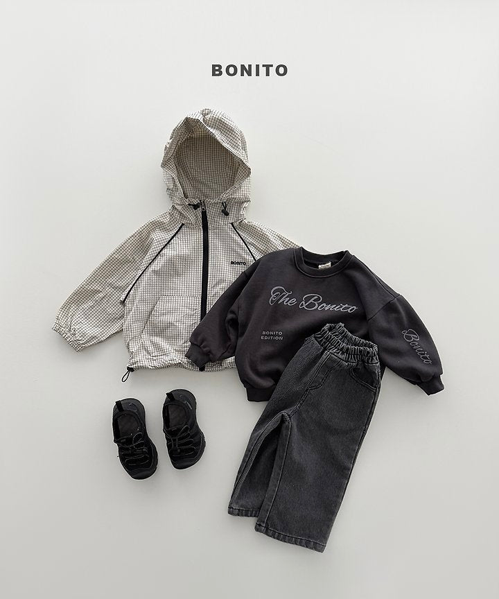 Little Foxx – Check Stripe Windbreaker