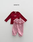 Little Foxx – Dot Frill Jogger Pants