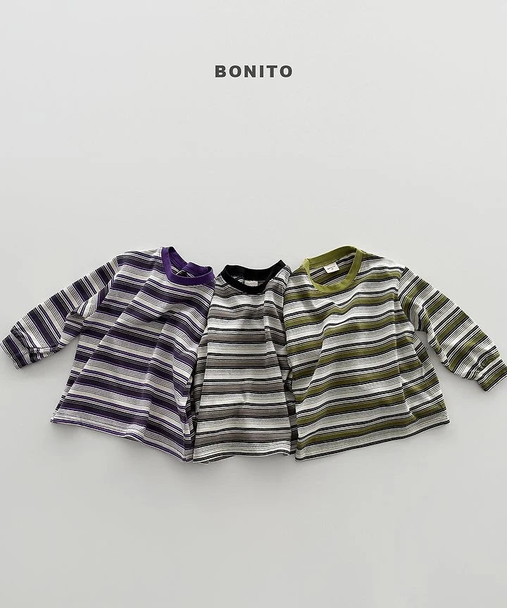 Little Foxx – Track Stripe Ribbed Tee