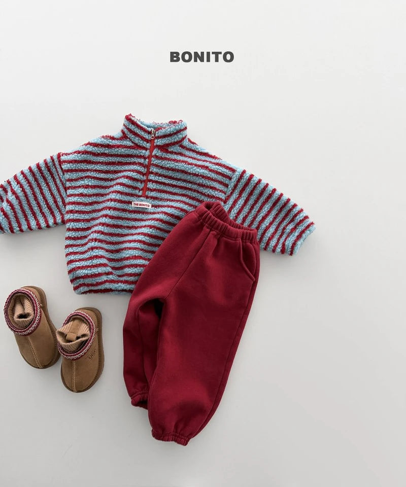 Little Foxx – Tumble Striped Half Zip-up