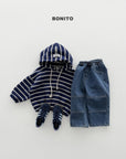 Little Foxx – Jolly Striped Hood Tee