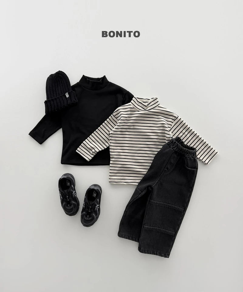 Little Foxx – 1+1 Mock Neck Tee