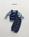 Little Foxx – Stripe Knit Jogger Pants
