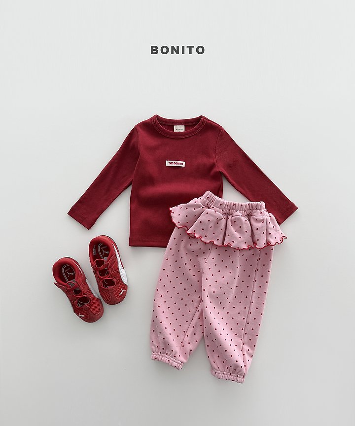 Little Foxx – Dot Frill Jogger Pants