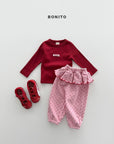 Little Foxx – Dot Frill Jogger Pants