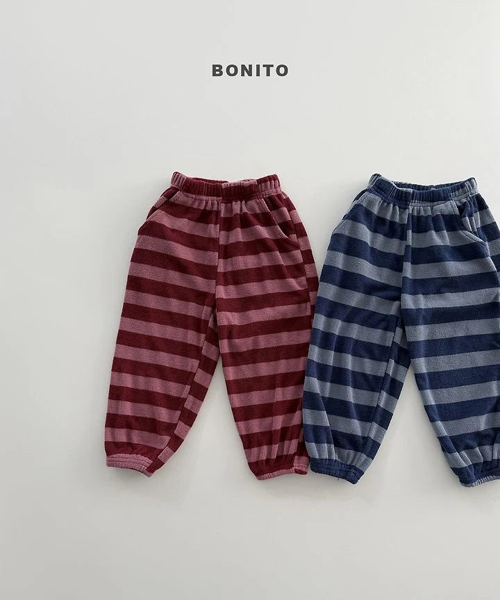 Little Foxx – Stripe Knit Jogger Pants