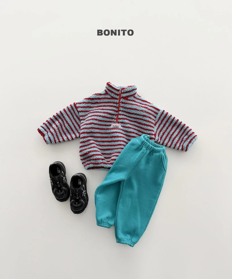 Little Foxx – Tumble Striped Half Zip-up