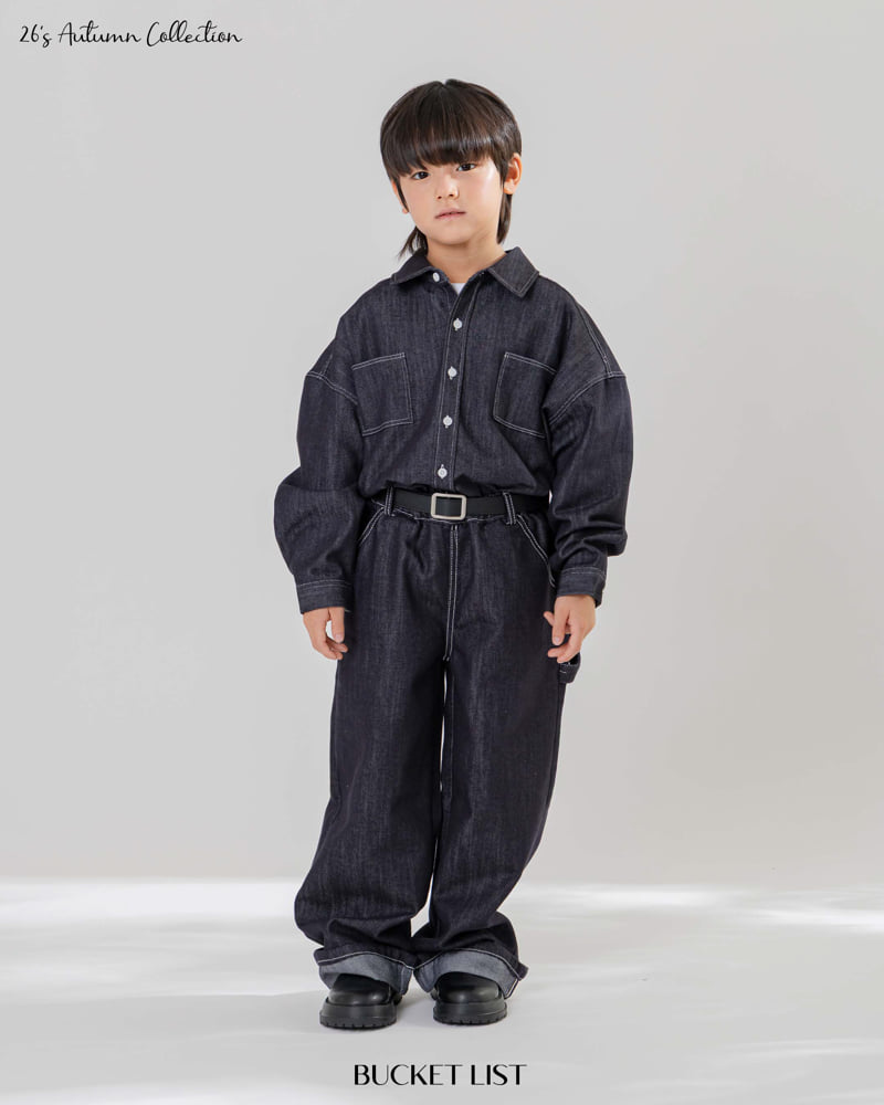 Little Foxx – Non Faded Roll-up Denim Pants