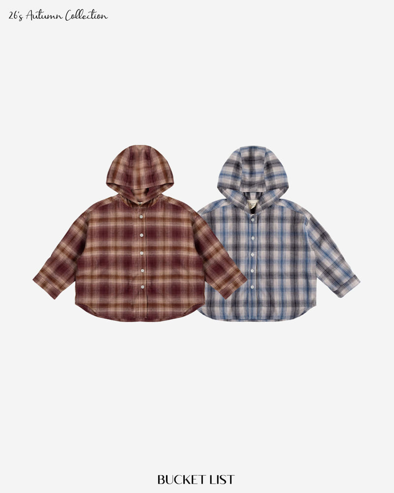 Little Foxx – Hood Check Shirt