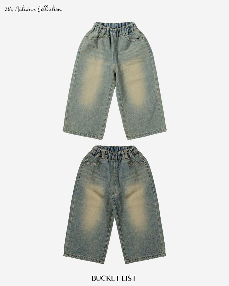 Little Foxx – Cat Brushed Denim Pants