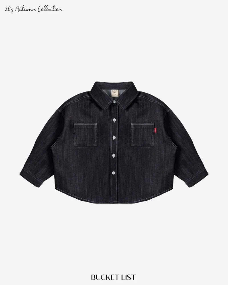 Little Foxx – Non Faded Denim Shirt