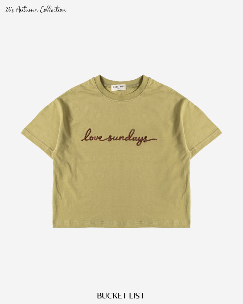 Little Foxx – Love Sunday Short Sleeved Tee