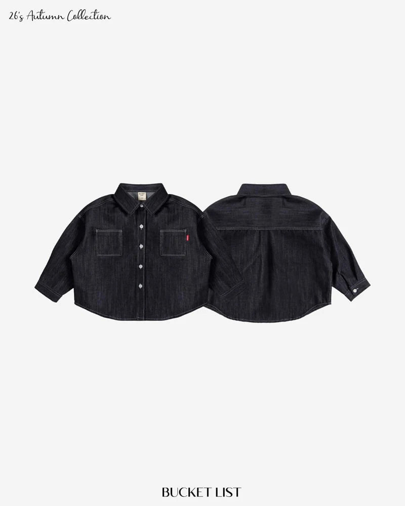 Little Foxx – Non Faded Denim Shirt