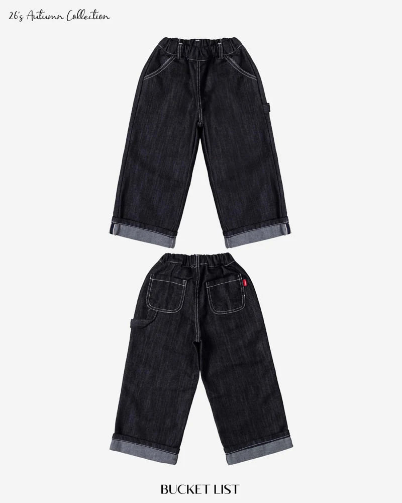 Little Foxx – Non Faded Roll-up Denim Pants