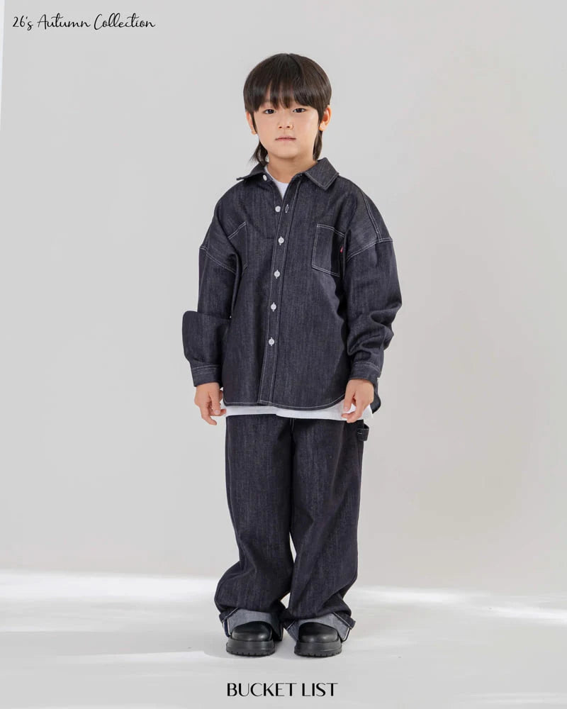 Little Foxx – Non Faded Denim Shirt