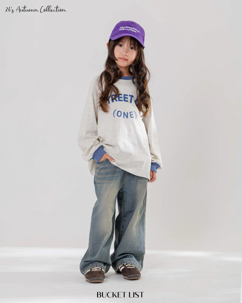 Little Foxx – Cat Brushed Denim Pants