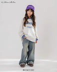 Little Foxx – Cat Brushed Denim Pants
