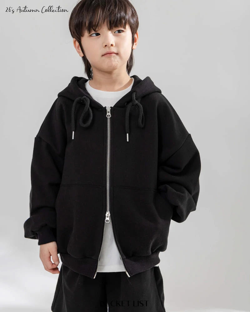 Little Foxx – 2 Way Sweat Hood Zip-up