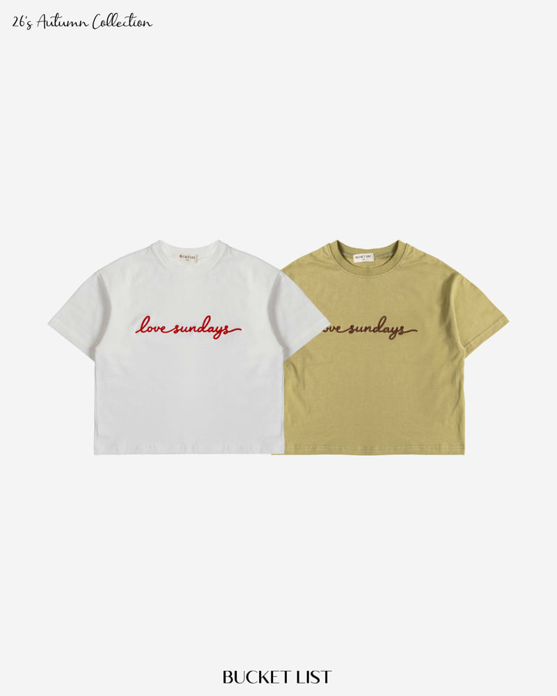 Little Foxx – Love Sunday Short Sleeved Tee