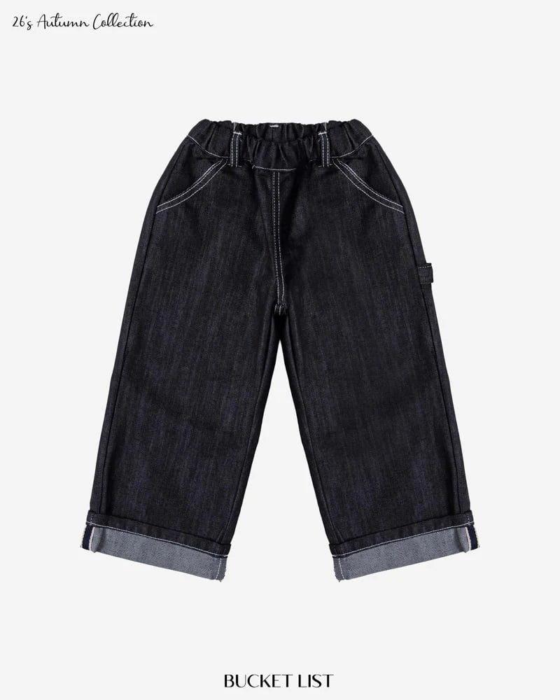 Little Foxx – Non Faded Roll-up Denim Pants