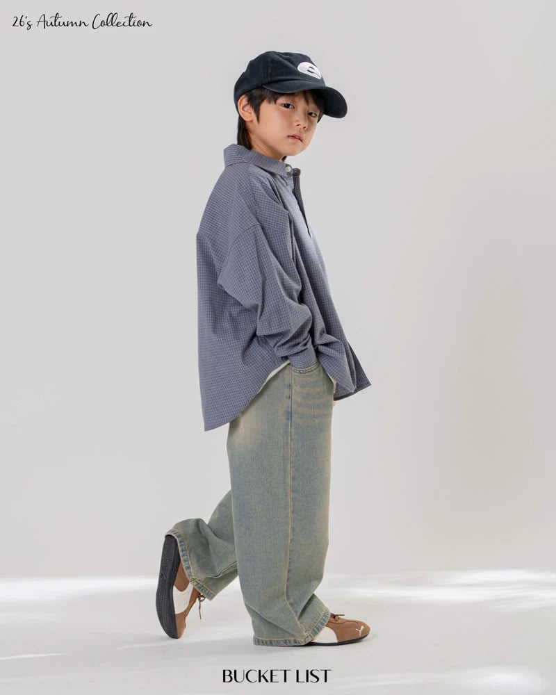 Little Foxx – Cat Brushed Denim Pants