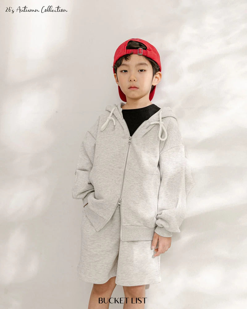 Little Foxx – 2 Way Sweat Hood Zip-up