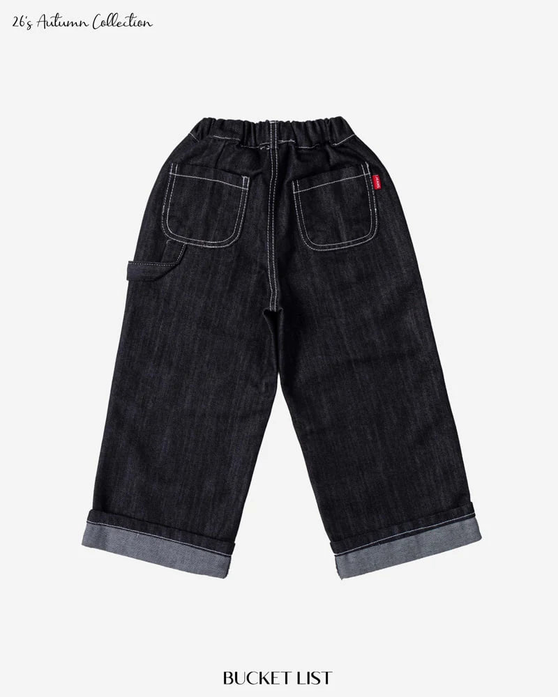 Little Foxx – Non Faded Roll-up Denim Pants