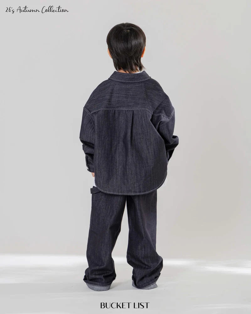 Little Foxx – Non Faded Denim Shirt