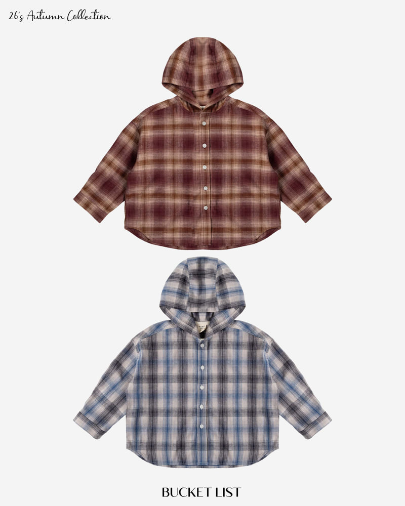 Little Foxx – Hood Check Shirt
