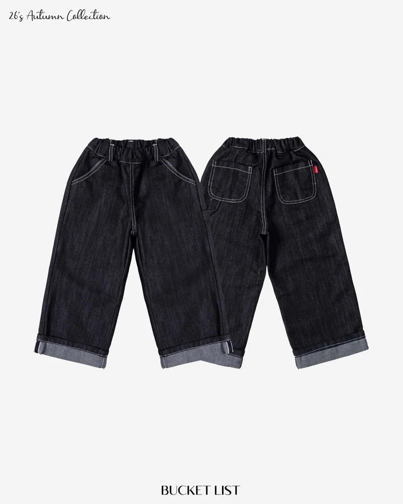 Little Foxx – Non Faded Roll-up Denim Pants