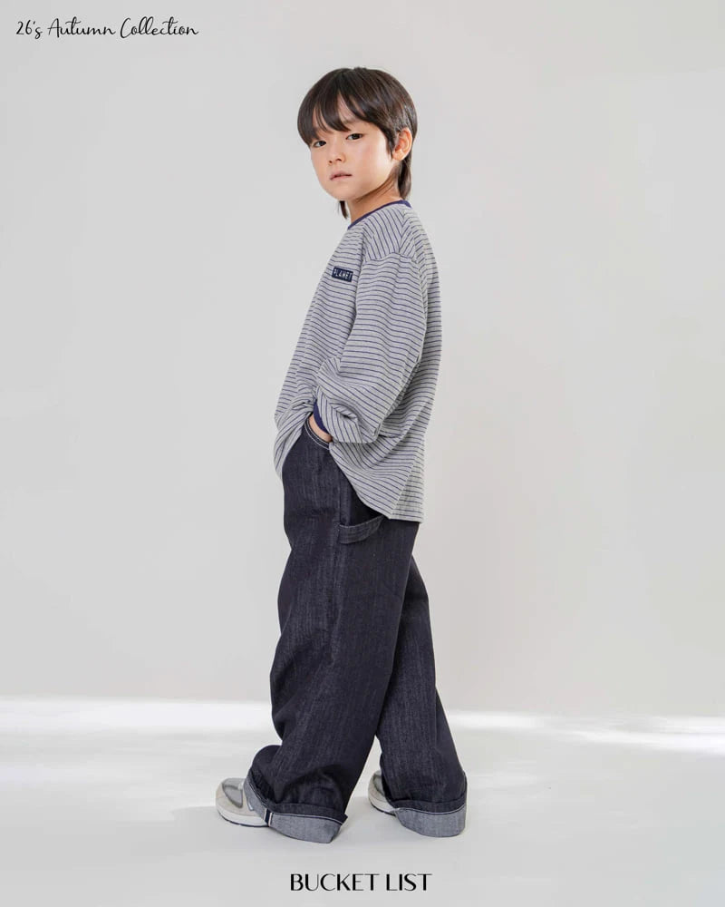 Little Foxx – Non Faded Roll-up Denim Pants
