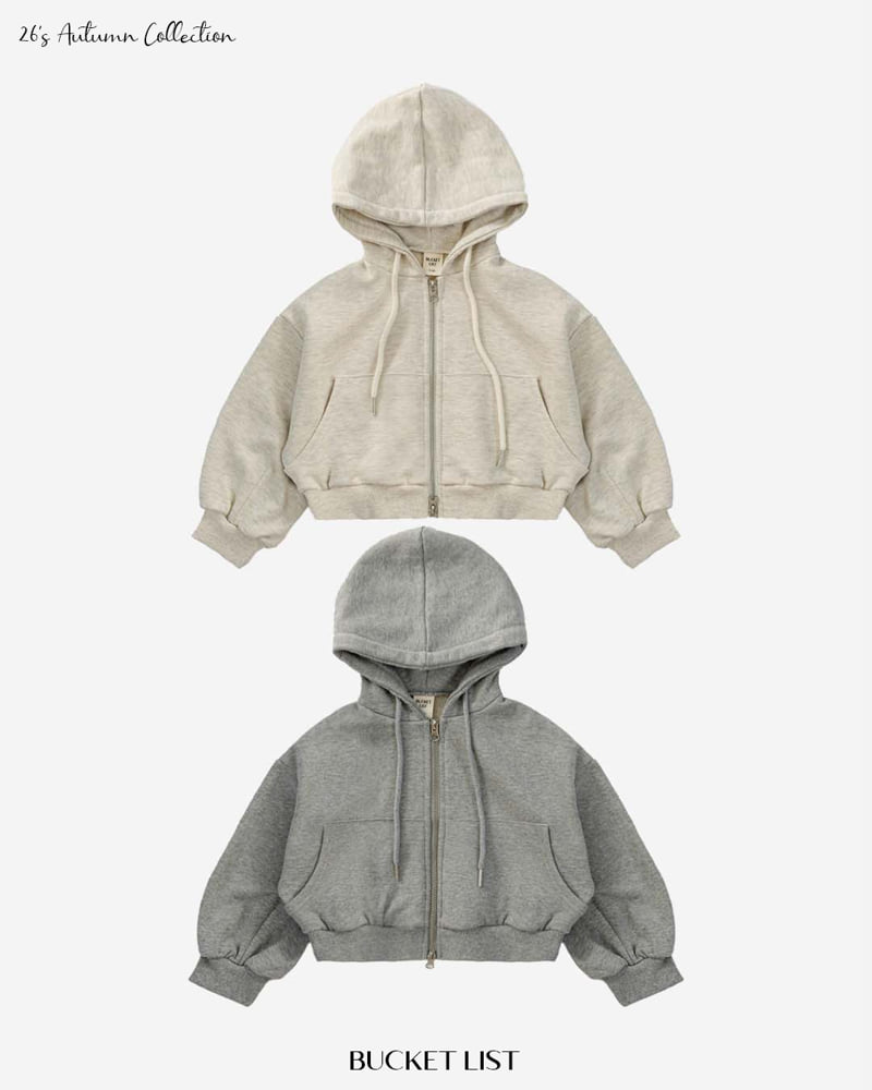 Little Foxx – Two Way Crop Hood Zip-up