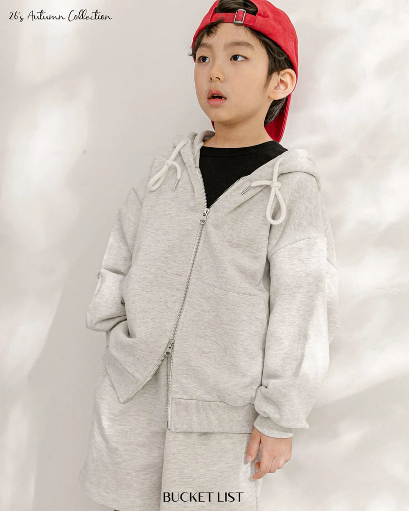 Little Foxx – 2 Way Sweat Hood Zip-up