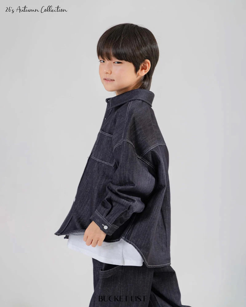 Little Foxx – Non Faded Denim Shirt