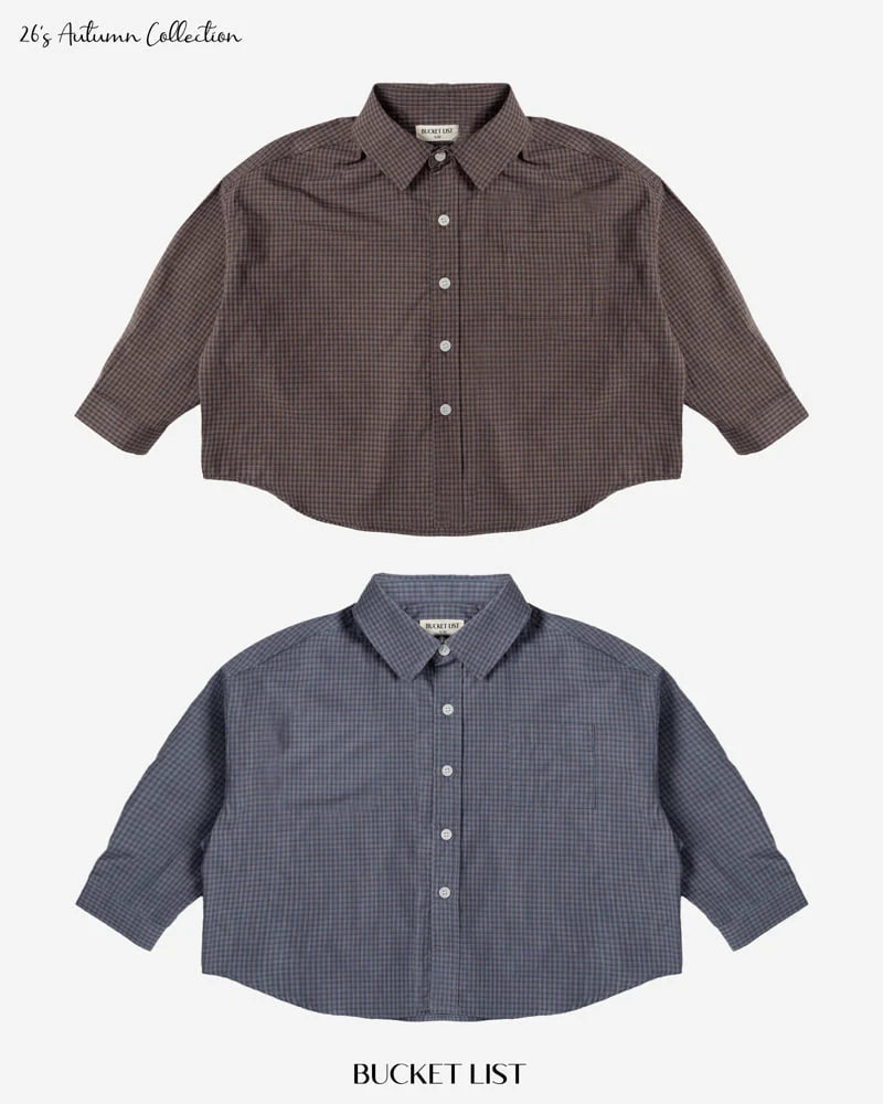 Little Foxx – Smock Small Check Shirt