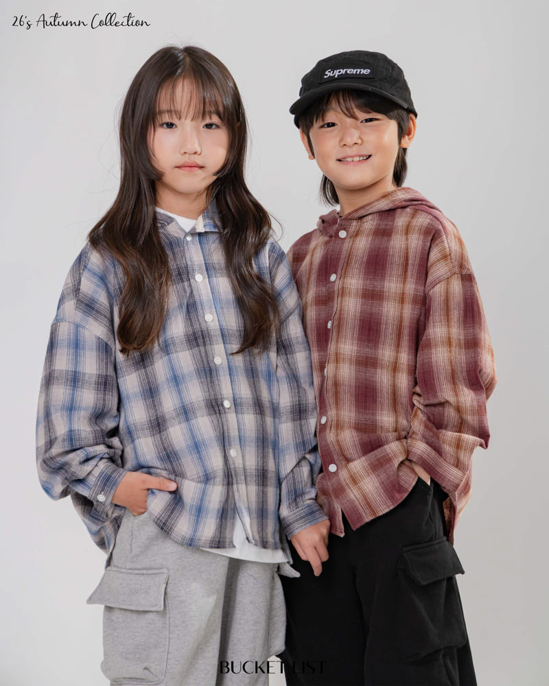 Little Foxx – Hood Check Shirt