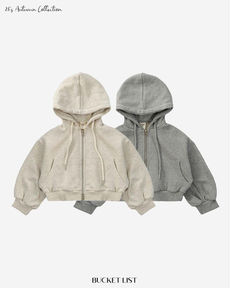 Little Foxx – Two Way Crop Hood Zip-up