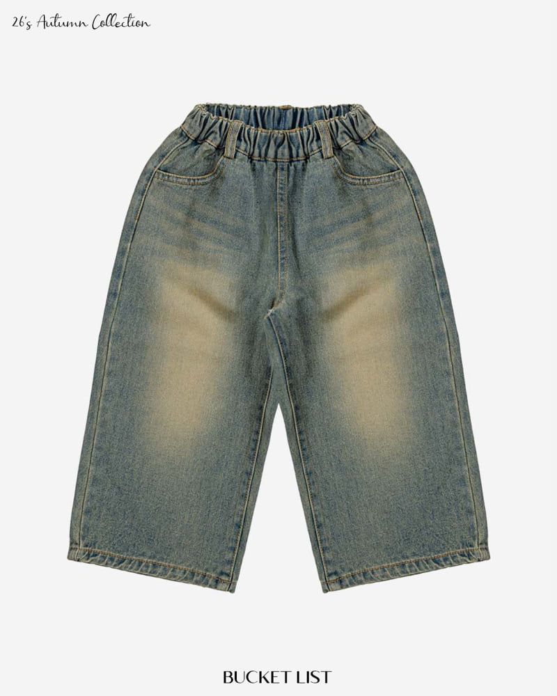 Little Foxx – Cat Brushed Denim Pants