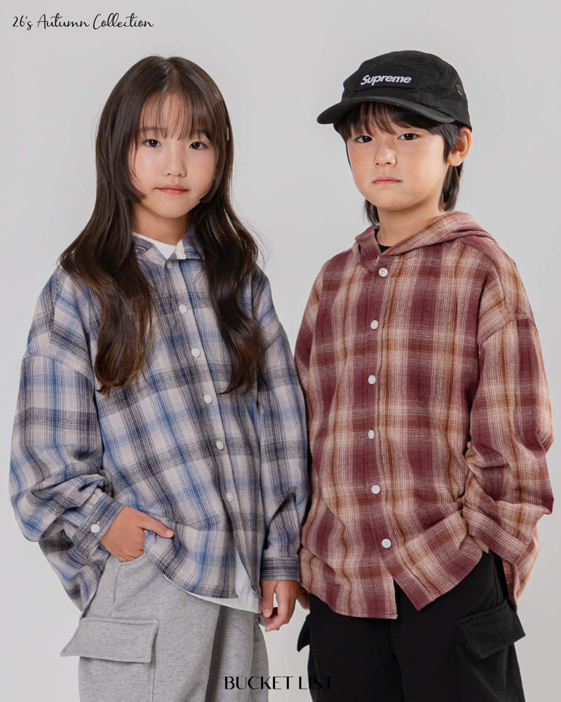 Little Foxx – Hood Check Shirt