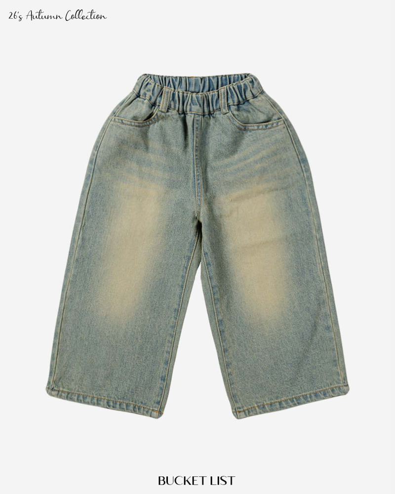 Little Foxx – Cat Brushed Denim Pants