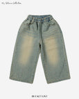 Little Foxx – Cat Brushed Denim Pants