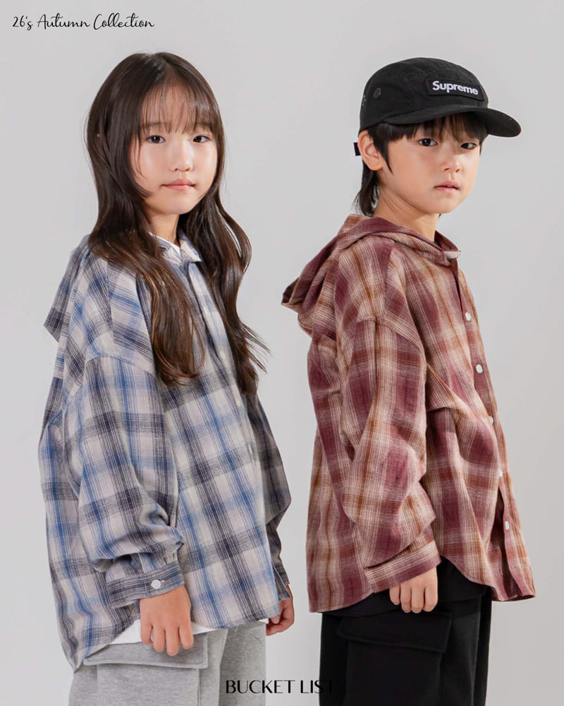 Little Foxx – Hood Check Shirt