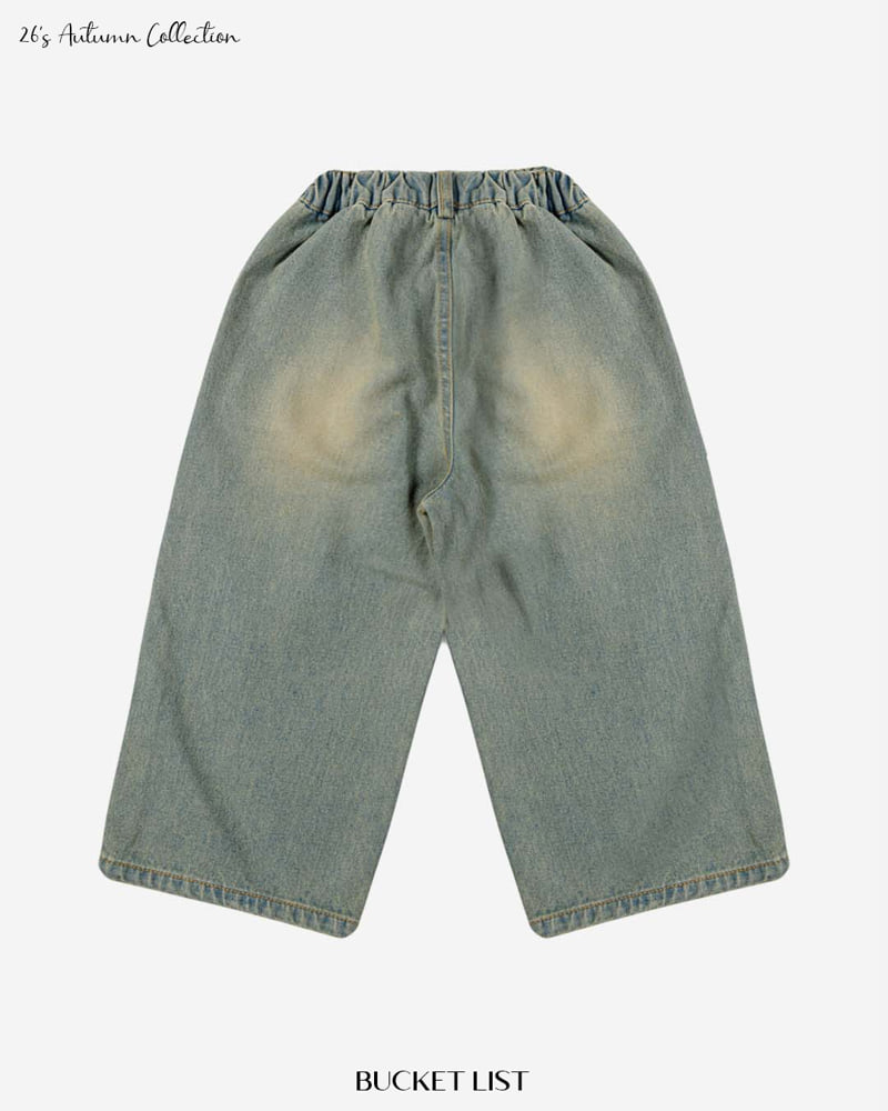 Little Foxx – Cat Brushed Denim Pants
