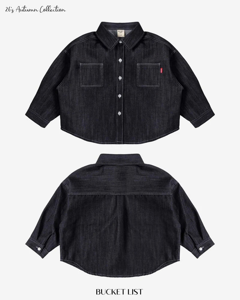 Little Foxx – Non Faded Denim Shirt