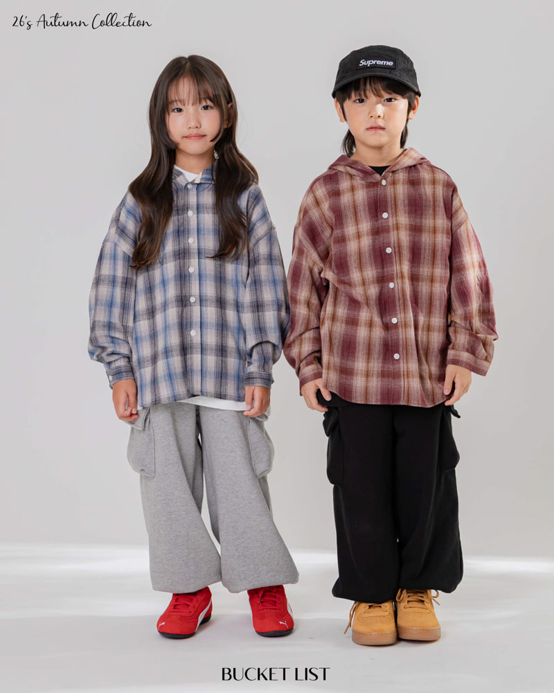 Little Foxx – Hood Check Shirt