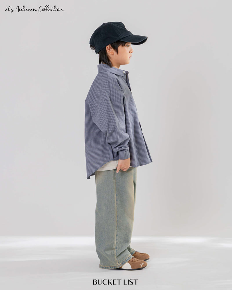 Little Foxx – Cat Brushed Denim Pants