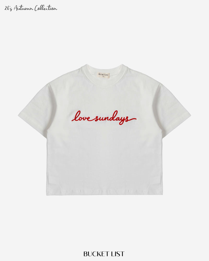 Little Foxx – Love Sunday Short Sleeved Tee