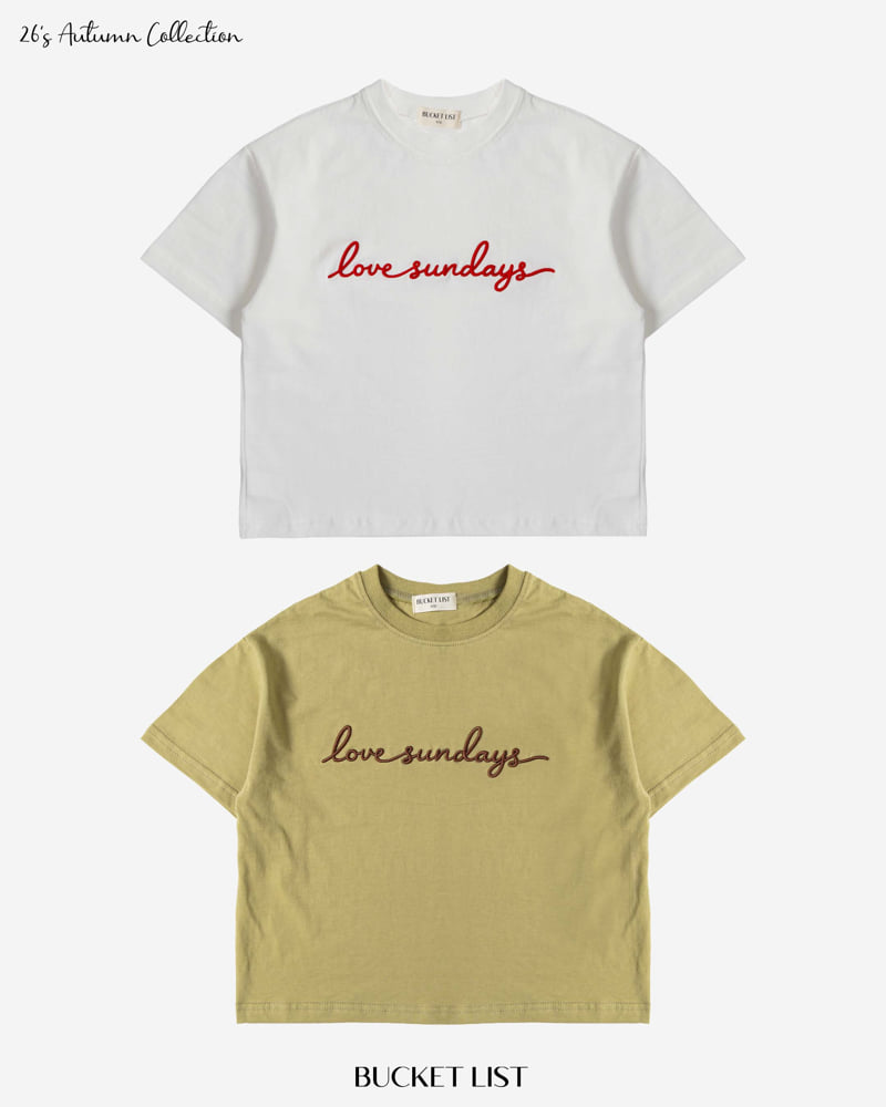 Little Foxx – Love Sunday Short Sleeved Tee
